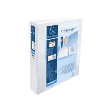 EXACOMPTA KreaCover Presentatieringband A4 Maxi Ringcapaciteit 50 mm 4 rings Wit