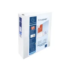 EXACOMPTA KreaCover Presentatieringband A4 Maxi Ringcapaciteit 60 mm 4 rings Wit