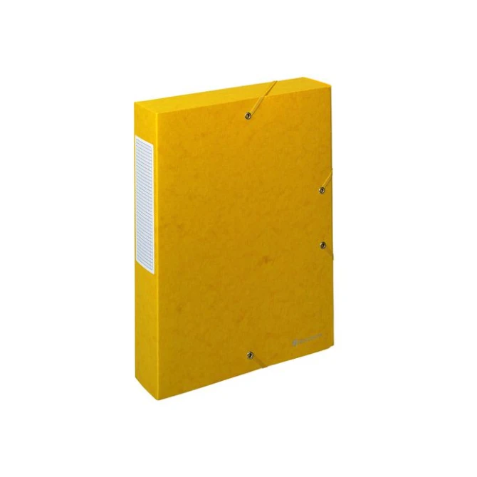 EXACOMPTA Nature Future A4 Documentenbox 320 x 240 x 60 mm Karton 600 g/m² Geel (pak 10 stuks)
