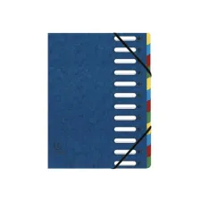 EXACOMPTA Nature Future A4 Sorteermap 12 vakken 320 x 240 mm Karton Blauw EXACOMPTA Nature Future A4 Sorteermap 12 vakken 320 x 240 mm Karton Blauw