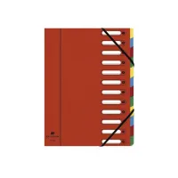 EXACOMPTA Nature Future A4 Sorteermap 12 vakken 320 x 240 mm Karton Rood