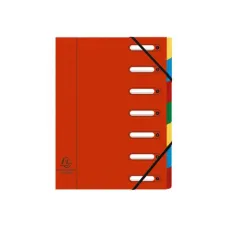 EXACOMPTA Nature Future A4 Sorteermap 7 vakken 320 x 240 mm Karton Rood