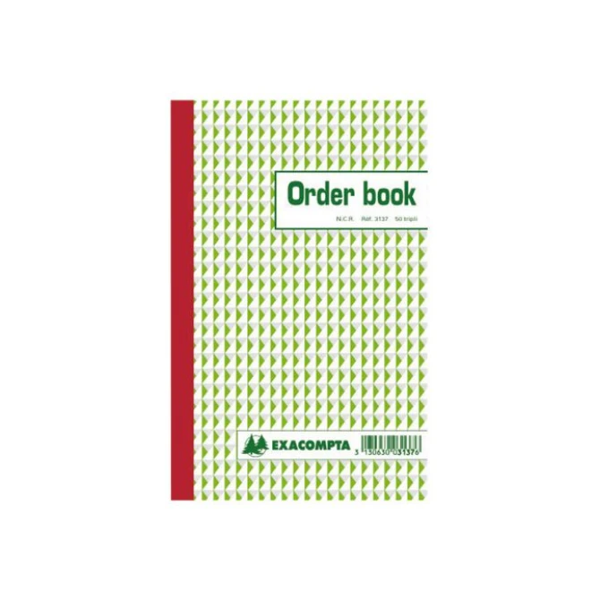 EXACOMPTA Orderbook NRC Doorschrijfpapier Tripli Gelinieerd 21 x 135 cm (pak 10 x 50 vel) EXACOMPTA Orderbook NRC Doorschrijfpapier Tripli Gelinieerd 21 x 135 cm (pak 10 x 50 vel)