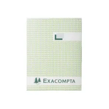 EXACOMPTA Registerboek A4 Geruit 5 mm Zwart