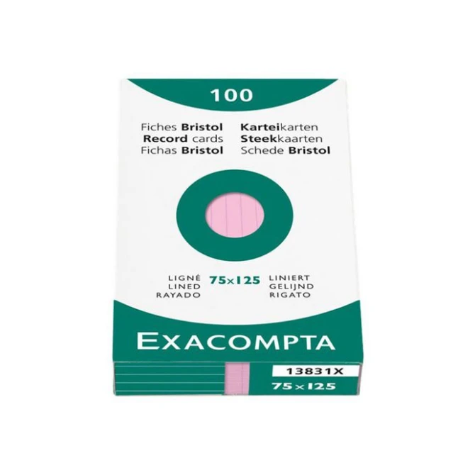 EXACOMPTA Registratiekaart (pak 100 vel) EXACOMPTA Registratiekaart (pak 100 vel)