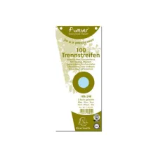 EXACOMPTA Scheidingsstroken trapezium 180 g/m² gerecycleerd met perforatie blauw (pak 100 stuks) EXACOMPTA Scheidingsstroken trapezium 180 g/m² gerecycleerd met perforatie blauw (pak 100 stuks)