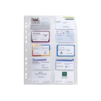 EXACOMPTA Showtas Voor 10 Visitekaartjes 310 x 235 x 3 mm (pak 10 stuks)