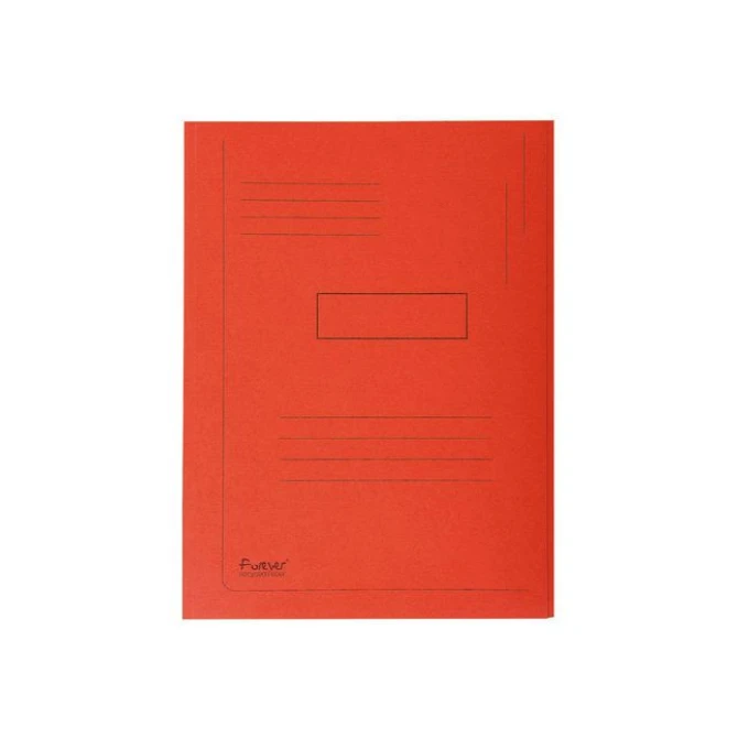 EXACOMPTA Stofklepmap Forever A4 280 g/m² rood (pak 50 stuks)