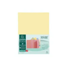 EXACOMPTA Vouwmap Nature Future met 1 klep A4 160 g/m² geel (pak 100 stuks) EXACOMPTA Vouwmap Nature Future met 1 klep A4 160 g/m² geel (pak 100 stuks)