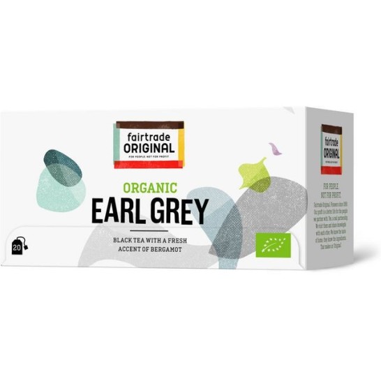 FAIR TRADE ORIGINAL Organic Thee Earl Grey (doos 6 x 20 stuks)