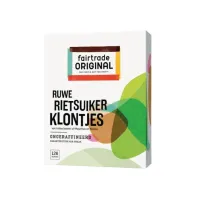 FAIR TRADE ORIGINAL Suikerklontjes Rietsuiker Ongeraffineerd (pak 500 gram)