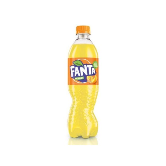 FANTA Orange Frisdrank 0.5 l Petfles (pak 12 stuks)