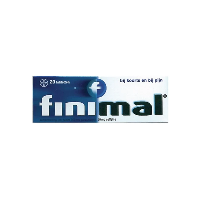 FINIMAL Tabletten Pijnstiller (pak 20 stuks) FINIMAL Tabletten Pijnstiller (pak 20 stuks)