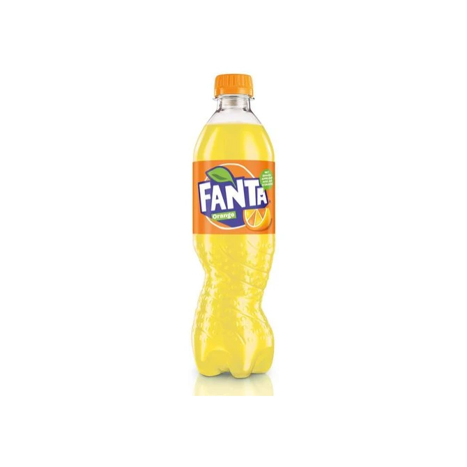 FANTA Orange Frisdrank 0.5L Petfles (pak 12 suks)