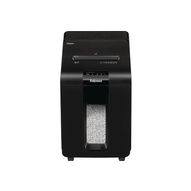 FELLOWES AutoMax 100M Papiervernietiger Micro Cut Snippers 4 x 10 mm P4 max 100 vellen FELLOWES AutoMax 100M Papiervernietiger Micro Cut Snippers 4 x 10 mm P4 max 100 vellen