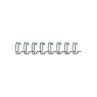 FELLOWES Draadrug 34-rings 3: 1 10mm zilver cap 51-80 vel (doos 100 stuks)