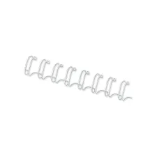 FELLOWES Draadrug 34-rings 3: 1 6mm wit doos 100 cap 21-35 vel (doos 100 stuks) FELLOWES Draadrug 34-rings 3: 1 6mm wit doos 100 cap 21-35 vel (doos 100 stuks)