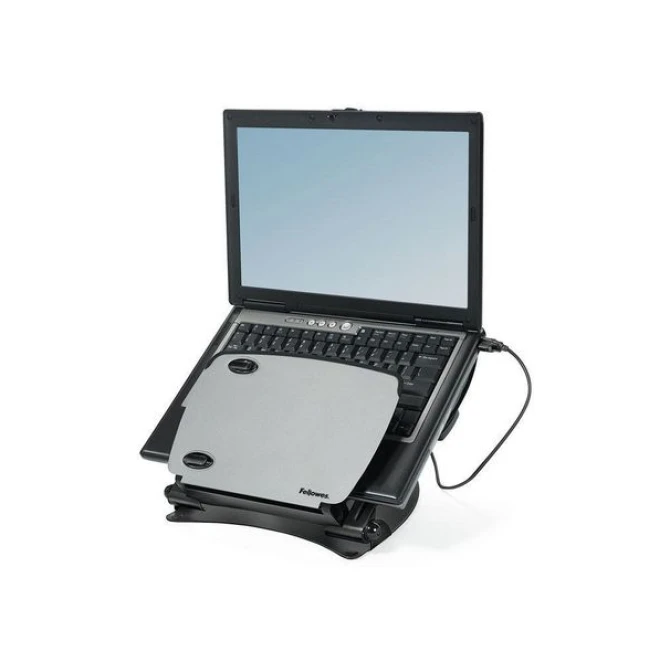 FELLOWES Laptop werkstation Professional Series™ metaal zwart/zilver FELLOWES Laptop werkstation Professional Series™ metaal zwart/zilver