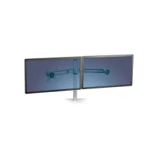 FELLOWES Lotus™ armset voor twee monitors aluminium 72 x 14 x 42 cm zilver FELLOWES Lotus™ armset voor twee monitors aluminium 72 x 14 x 42 cm zilver