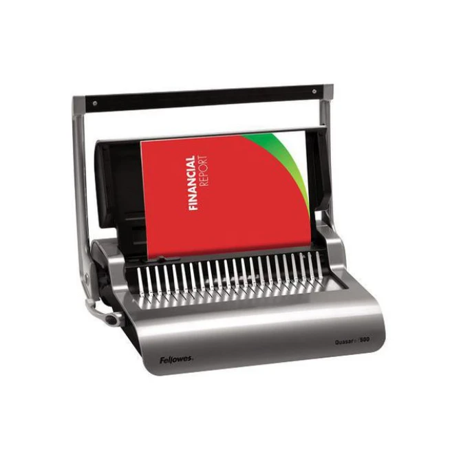 FELLOWES Quasar+ 500 Inbindmachine Max Diameter 50 mm Staal FELLOWES Quasar+ 500 Inbindmachine Max Diameter 50 mm Staal