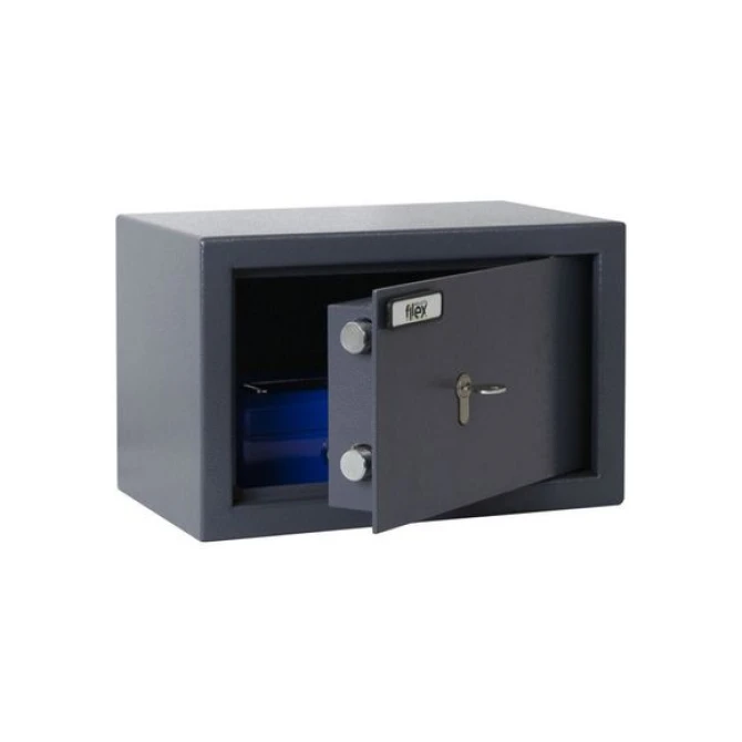 Filex SB-C Safe Box 1 Kluis Cilinderslot 200 x 310 x 200 mm Antraciet Filex SB-C Safe Box 1 Kluis Cilinderslot 200 x 310 x 200 mm Antraciet