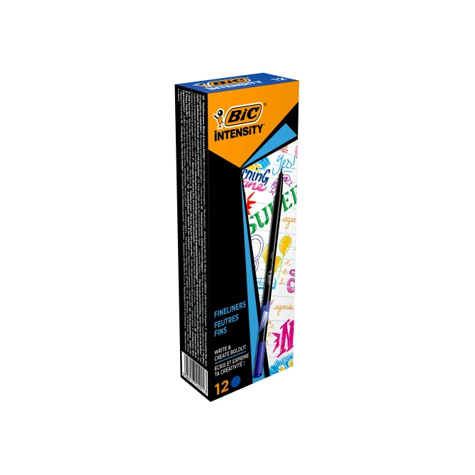 Fineliner BIC Intensity blauw/ds12
