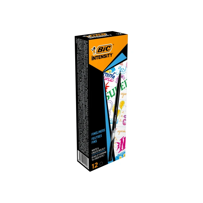 Fineliner BIC Intensity zwart/ds12 Fineliner BIC Intensity zwart/ds12