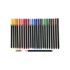 Colortime Fineliner Lijndikte 0.6 - 0.7mm Assorti (pak 24 stuks) Colortime Fineliner Lijndikte 0.6 - 0.7mm Assorti (pak 24 stuks)