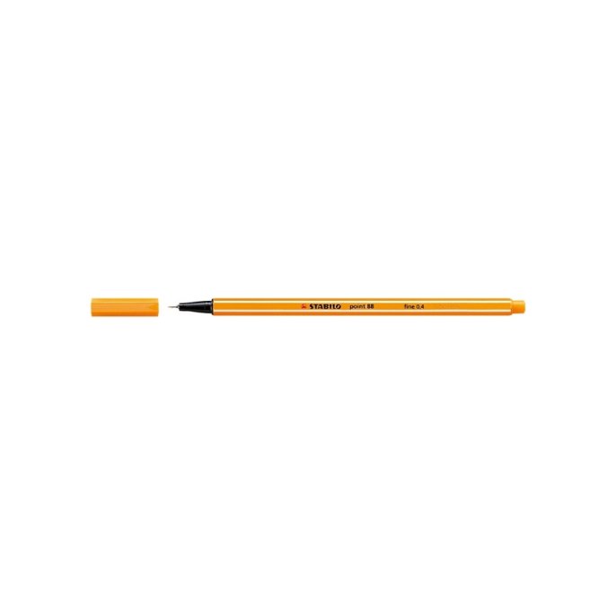 Fineliner Stabilo point 88 oranje (10 stuks)