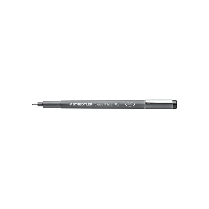 Fineliner Staedtler 308 pigm 0.8 zw/10