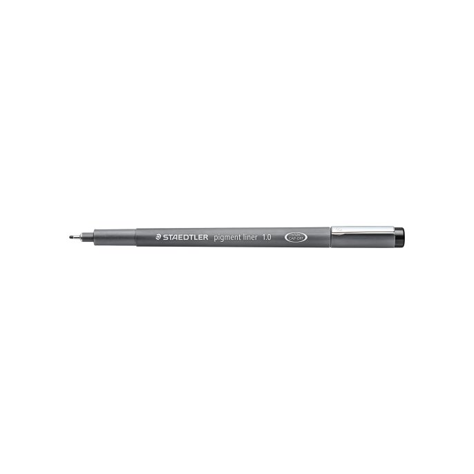 Fineliner Staedtler 308 pigm 1mm zw/10 Fineliner Staedtler 308 pigm 1mm zw/10