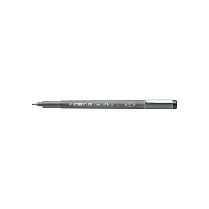 Fineliner Staedtler 308 pigm 1mm zw/10