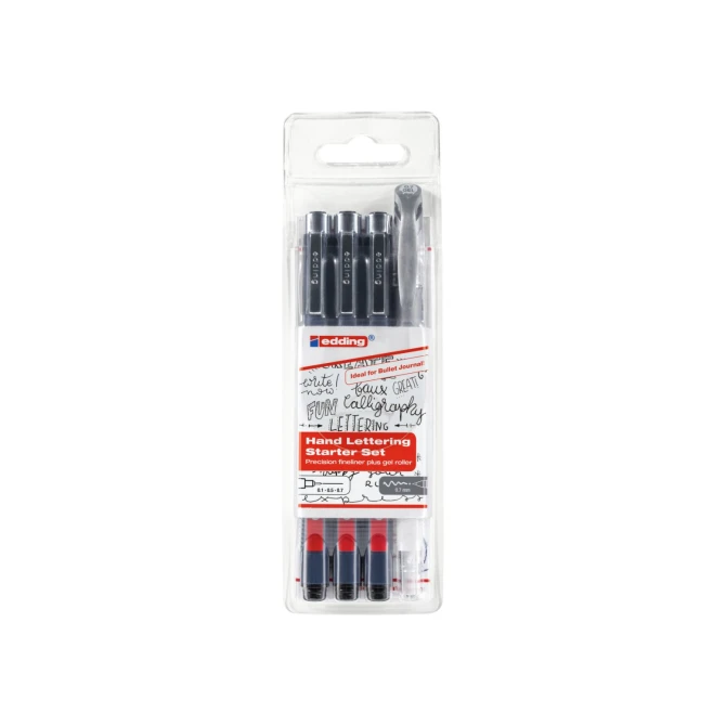 EDDING Fineliner EDDING Handlettering /set4 EDDING Fineliner EDDING Handlettering /set4