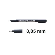Fineliner EDDING 1880 0.05mm zw (10 stuks) Fineliner EDDING 1880 0.05mm zw (10 stuks)