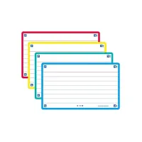 Flashcard OXFORD A7 lijn ass/pk80