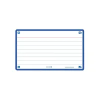 Flashcard OXFORD A7 lijn blauw/pk80