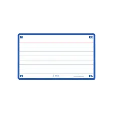 Flashcard OXFORD A7 lijn blauw/pk80 Flashcard OXFORD A7 lijn blauw/pk80
