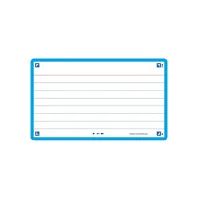 Flashcard OXFORD A7 lijn turqouise/pk80