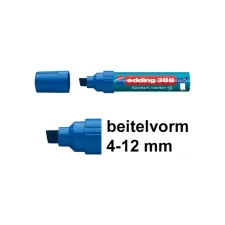 Flipovermarker EDDING 388 4-12 bl (10 stuks) Flipovermarker EDDING 388 4-12 bl (10 stuks)