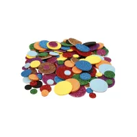 Creotime EVA Foamfiguren. Rond (1 pak x 1000 stuks)