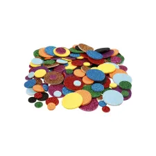 Creotime EVA Foamfiguren. Rond (1 pak x 1000 stuks)