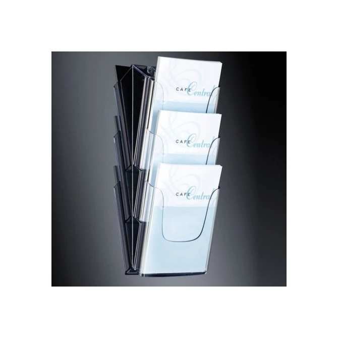 Folderhouder SIGEL A4 3-vaks wand