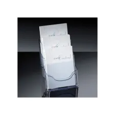 Folderhouder SIGEL A5 3-vaks acryl