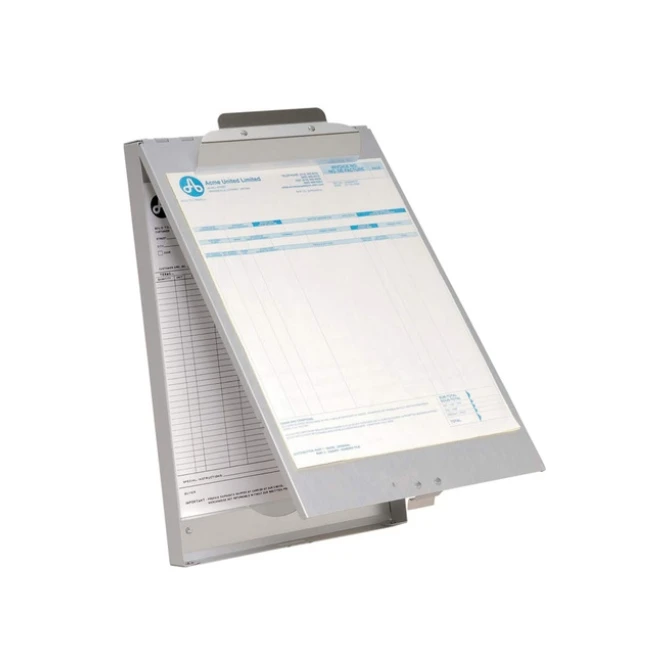 Westcott Klembord Met Opbergvak A4 Aluminium Westcott Klembord Met Opbergvak A4 Aluminium