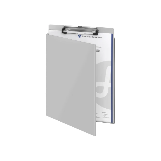 Westcott Formulierhouder A4 met klep aluminium Westcott Formulierhouder A4 met klep aluminium