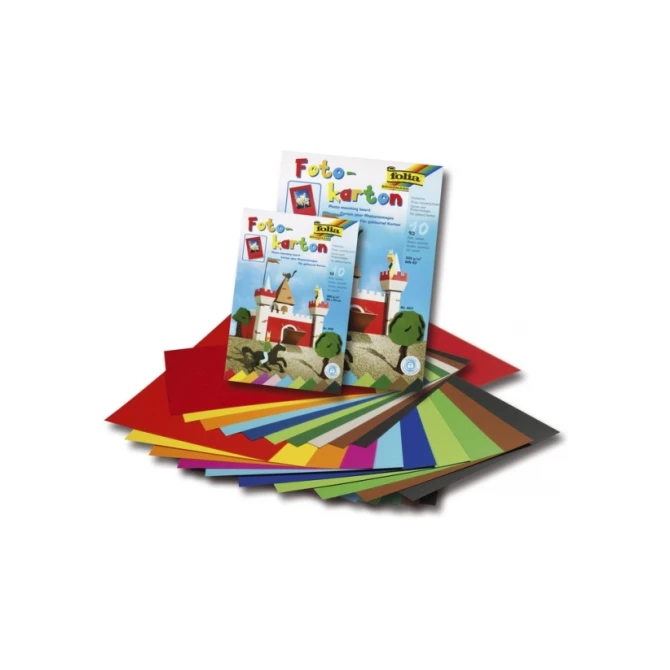 Fotokarton Folia 22x33cm assorti (10 vel)