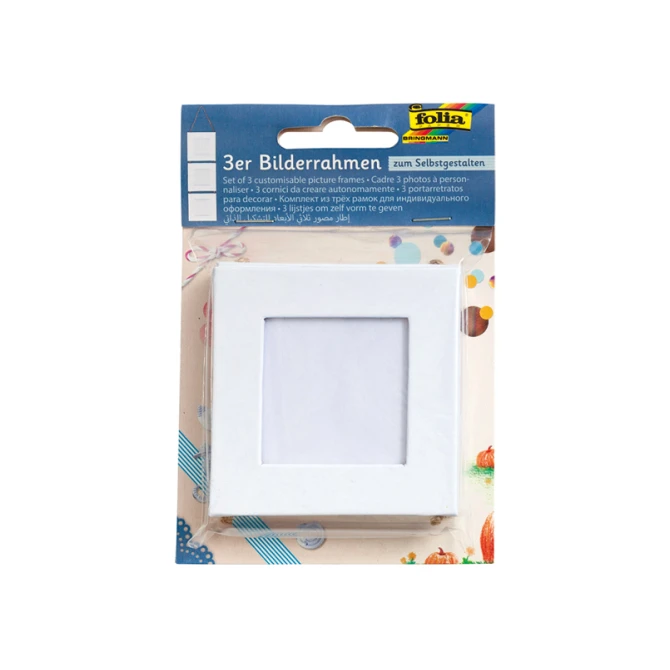 Folia Paper Schilderpaneel 7.5x7.5cm wit