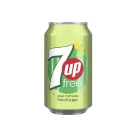 7-Up free ZERO frisdrank 0.33L blik (pak 24 stuks) 7-Up free ZERO frisdrank 0.33L blik (pak 24 stuks)