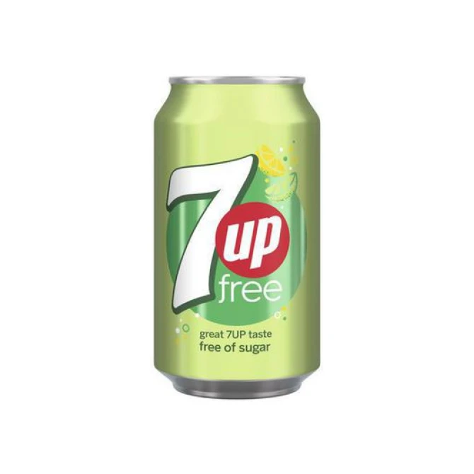 7-Up free ZERO frisdrank 0.33L blik (pak 24 stuks)