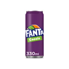 FANTA Cassis Frisdrank 0.33 l blik (pak 24 stuks) FANTA Cassis Frisdrank 0.33 l blik (pak 24 stuks)